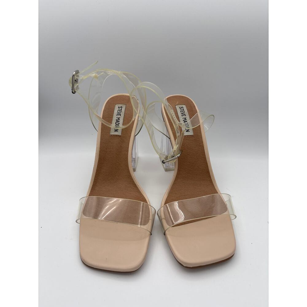Women’s Steve Madden Size 9.5 Clear Block Heels